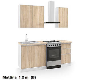 Кухня Маттіна  1.2 м (В) Комплект без ручок