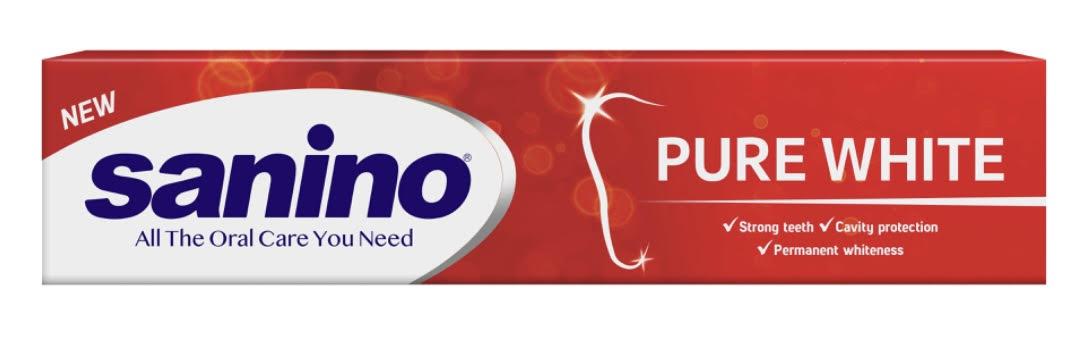 Зубна паста Sanino Відбілювальна PURE WHITE 90 мл