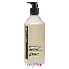 Зволожуючий шампунь з олією обліпихи та манго Contempora Hair Superfood For Dry Hair Hydrating Shampoo, 500 мл