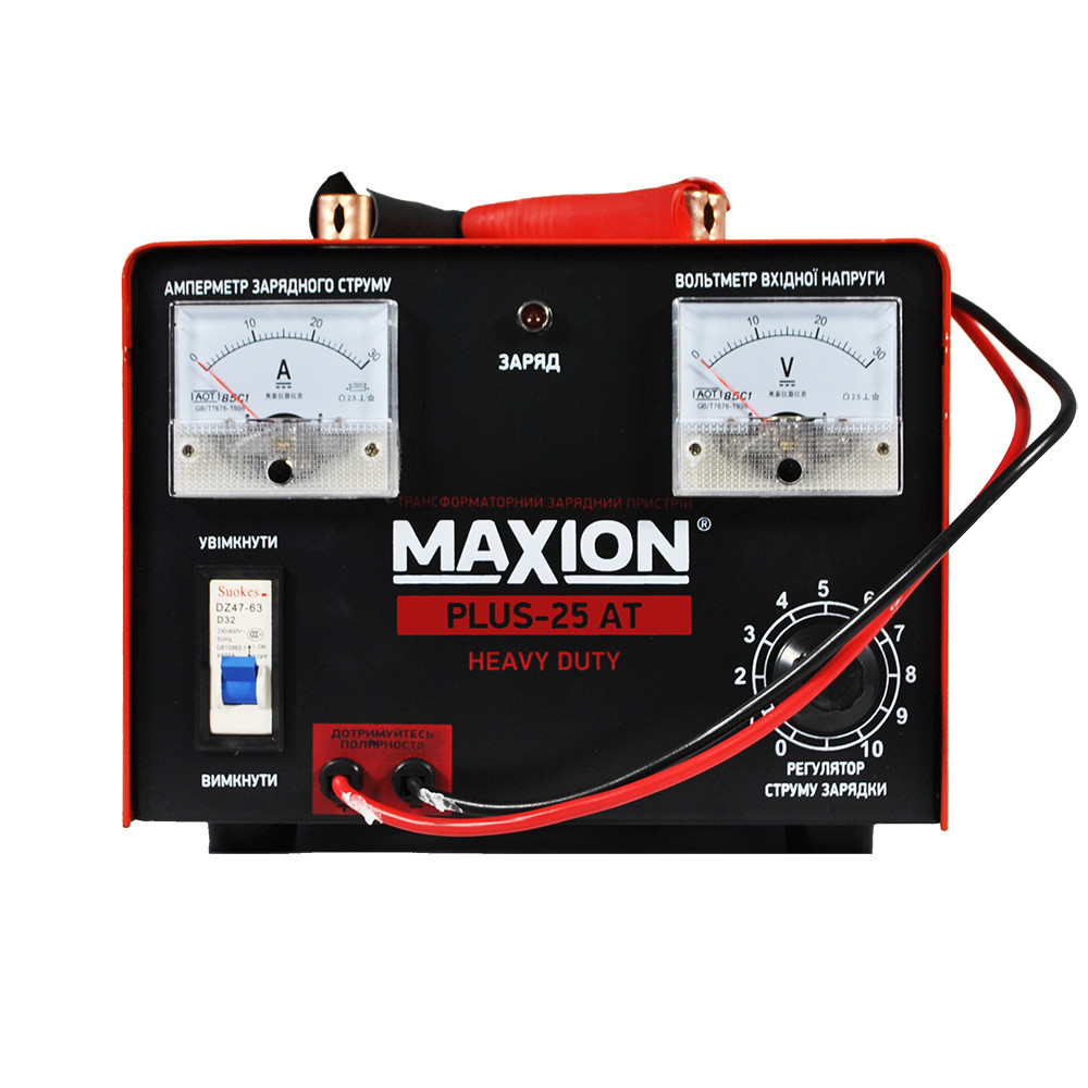 Трансформаторний зарядний пристрій MAXION PLUS 25AT (12V; 15A), фото 1