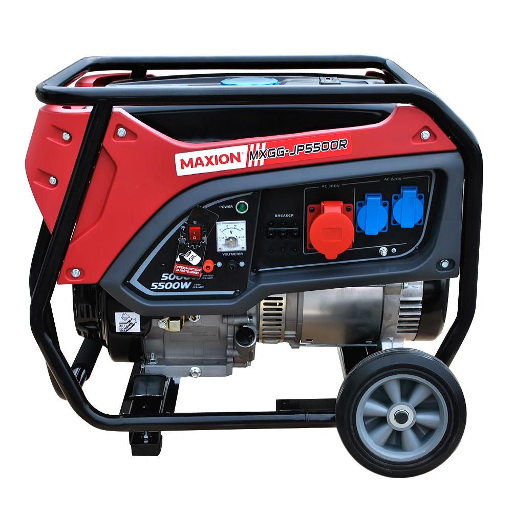 Генератор бензиновий MAXION MXGG-JP5500R 5,5 кВт ручний старт