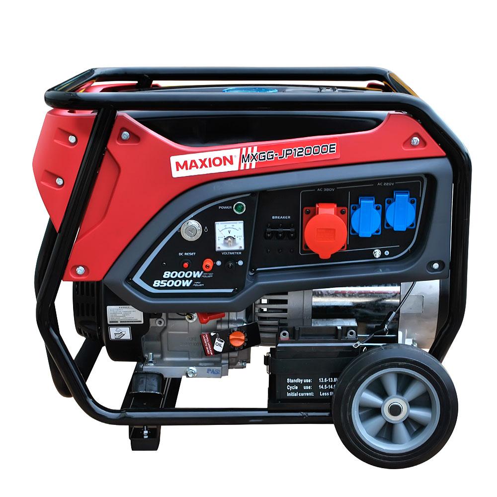 Генератор бензиновий MAXION MXGG-JP12000E 8,5 кВт ручний + електро старт