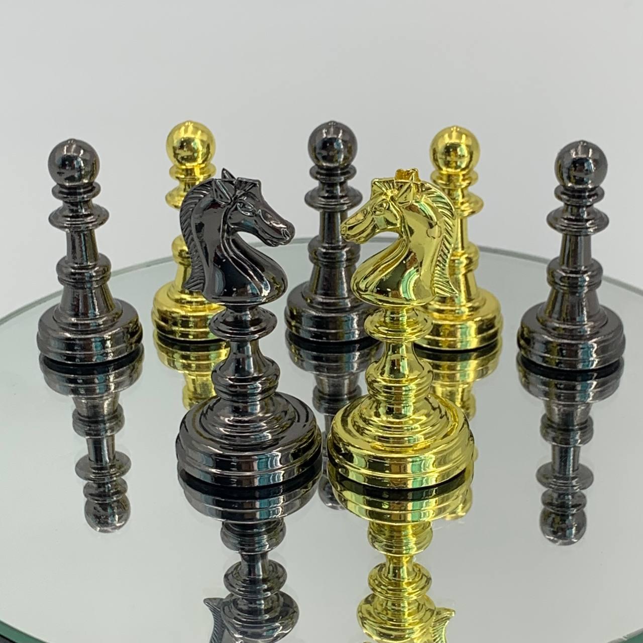 Шахові фігури з металу подарункові Класичні, фото 1