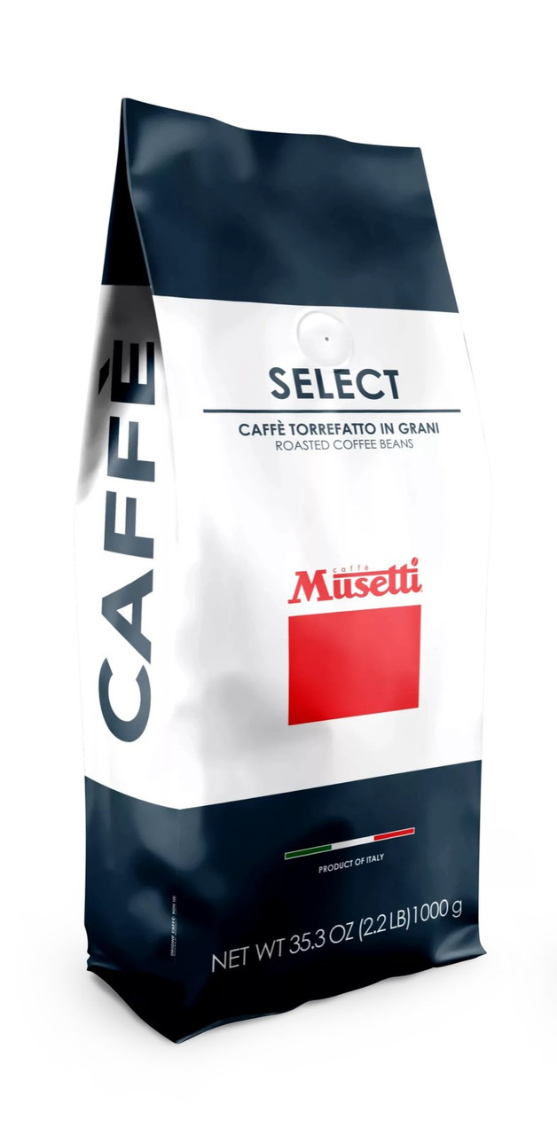 Кава в зернах Musetti Select 1кг Мазетті Італія