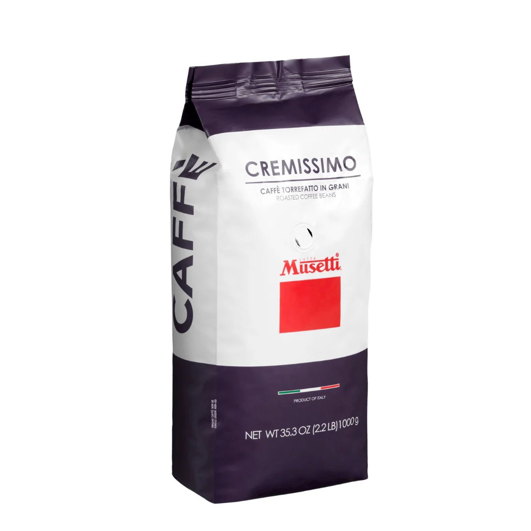 Кава в зернах Musetti Caffe Cremissimo 1 кг Мазетті Італія