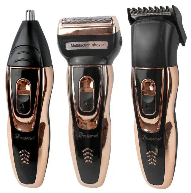 Набір для стриження Gemei Hair Trimmer електробритва, тример із насадками Джемей