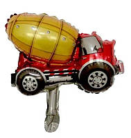 Фольгована кулька міні-фігура Бетонозмішувач 33х32см Китай