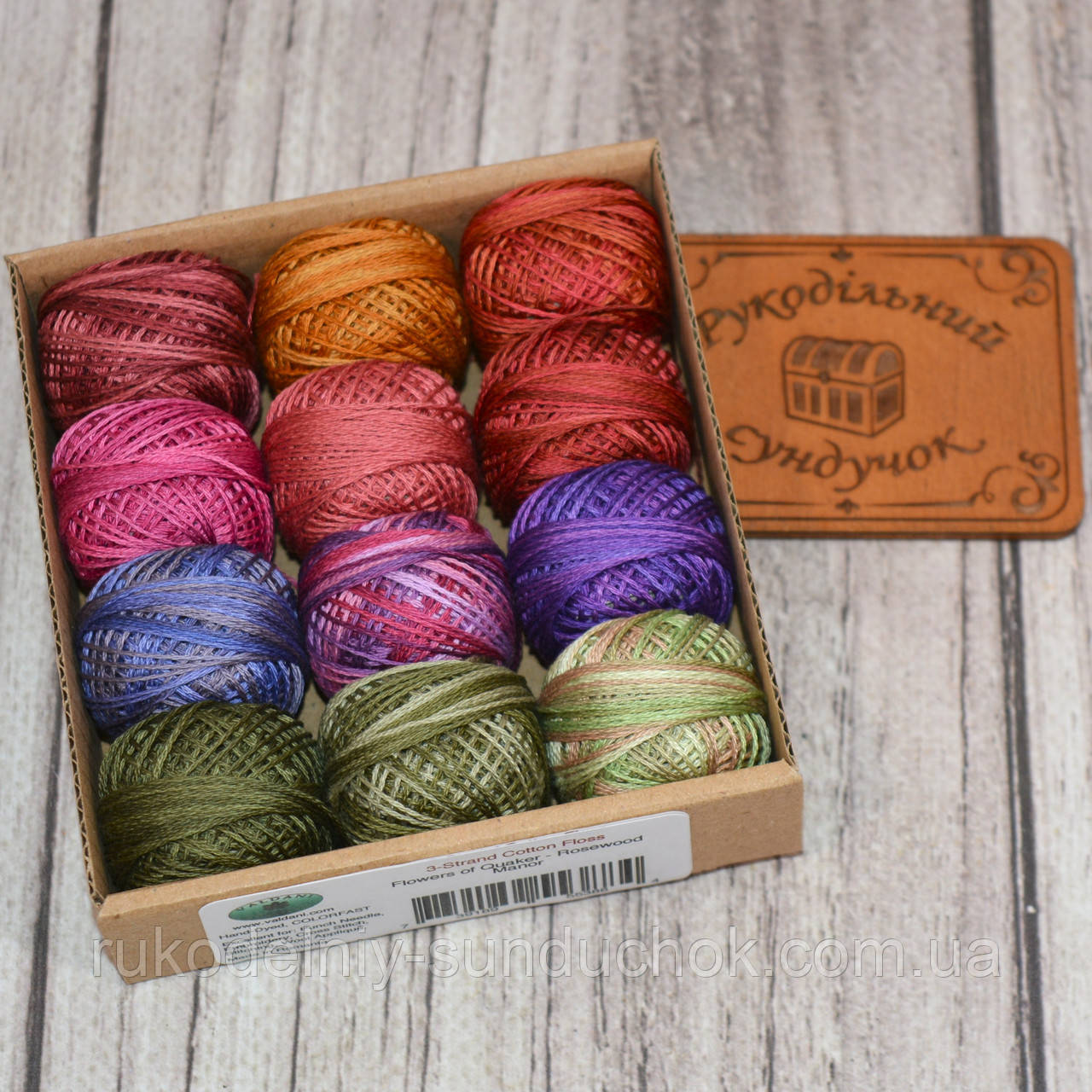 Набір муліне Flowers of Quaker Valdani Floss Cotton Collections