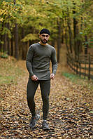 Чоловіча термобілизна Intruder drop - термуха для спорту та повсякденного носіння утеплений зимовий комплект