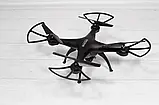 Квадрокоптер (Дрон) 1million з WiFi Камерою, 6 Осьова Стабілізація, Час польоту: до 10 хвилин) Чорний, фото 3