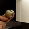 Ручка-кнопка сучасна класика URB-25-276 латунь матова = 35 мм, фото 7