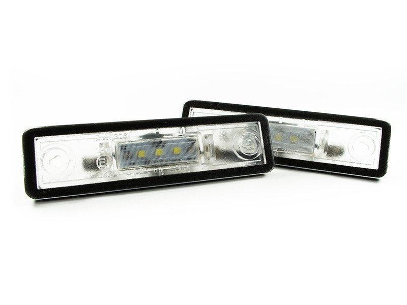 Opel Signum (03-08) LED підсвічування номерного знака 2 шт, світлодіодні лампи підсвідки, Опель Сігнум