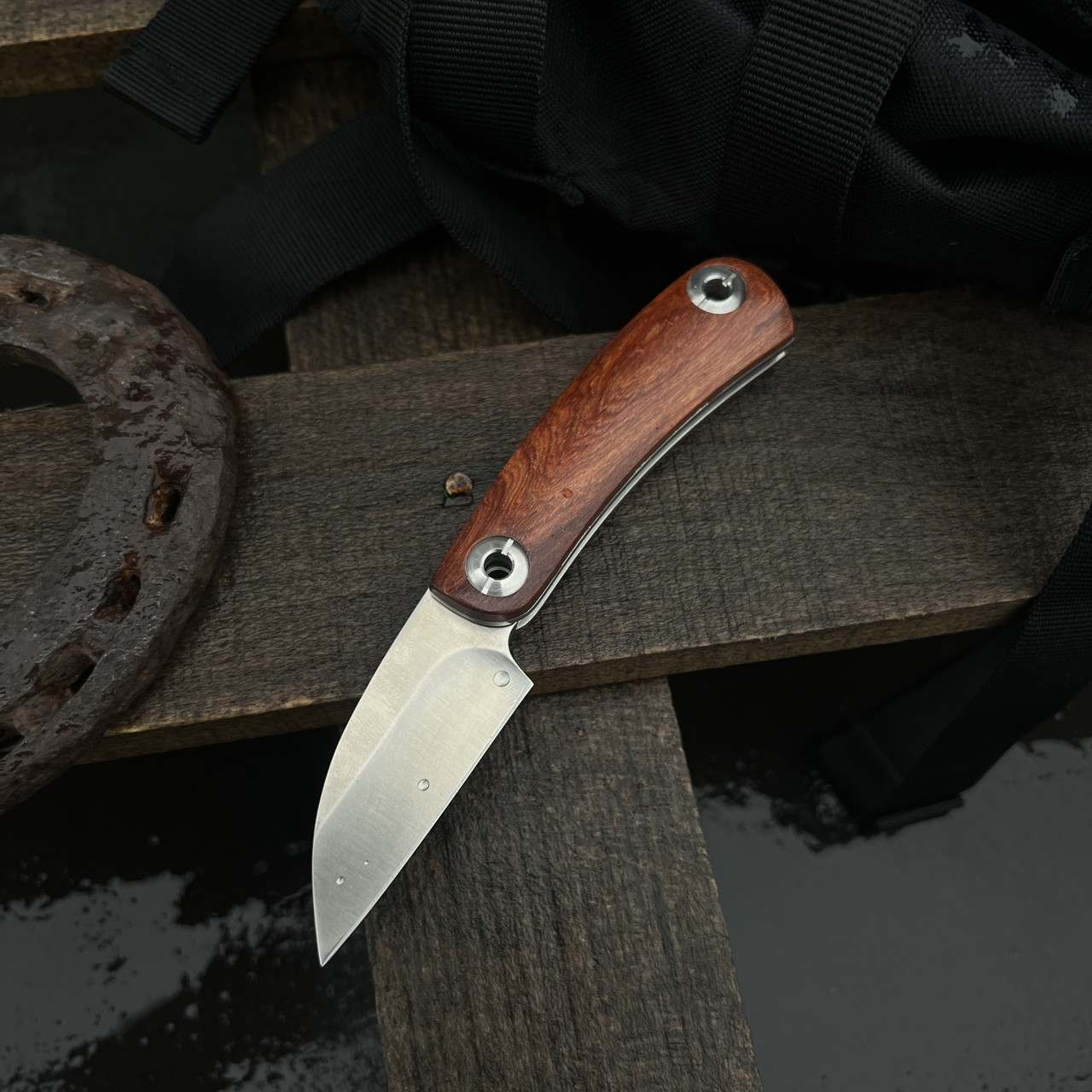 Ніж складний Пазур D2 (wood), фото 1