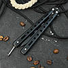 Ніж метелик Black, фото 4