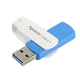 Флеш накопичувач Apacer USB 3.2 AH357 32GB Blue / White, фото 3