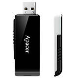 Флеш накопичувач Apacer USB 3.2 AH350 64Gb Black, фото 3