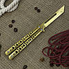 Ніж метелик Tanto Gold, фото 2