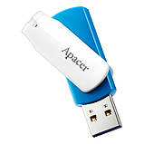 Флеш накопичувач Apacer USB 3.2 Gen1 AH357 128GB Blue / White, фото 4