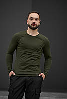 Мужской лонгслив спортивный минимализм стильный облегающий с тонкого материала весна осень