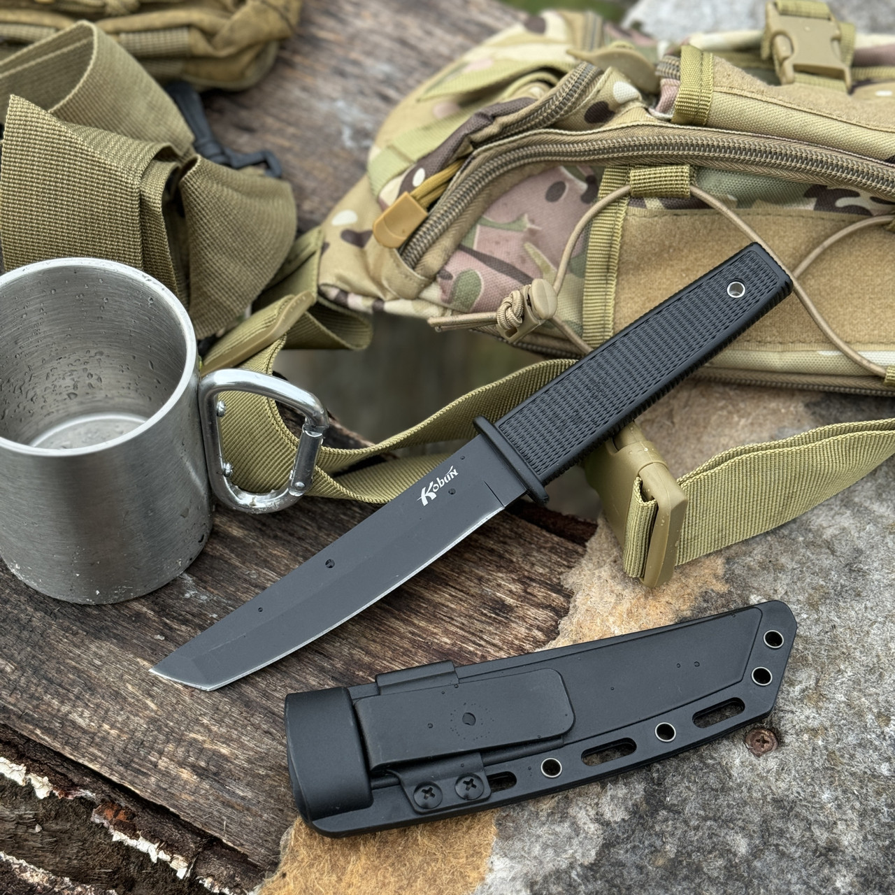 Ніж фіксований Kobun Black (B131), фото 1