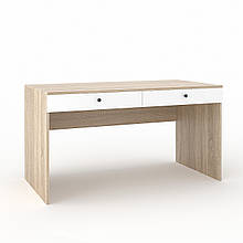 Письмовий Стіл 750х1400х700мм Дуб Сонома/Білий