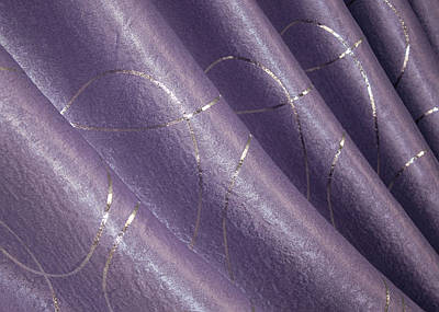 Шторна тканина софт "Ліана". Висота 2,7 м. Колір бузковий. Код 463ш