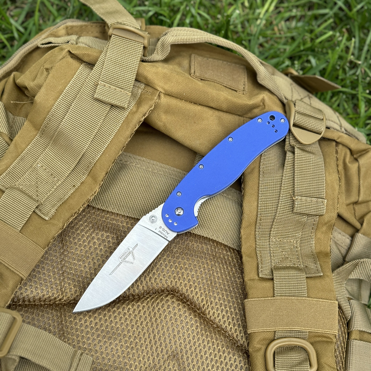 Складний ніж Ontario RAT 1 Blue, фото 1