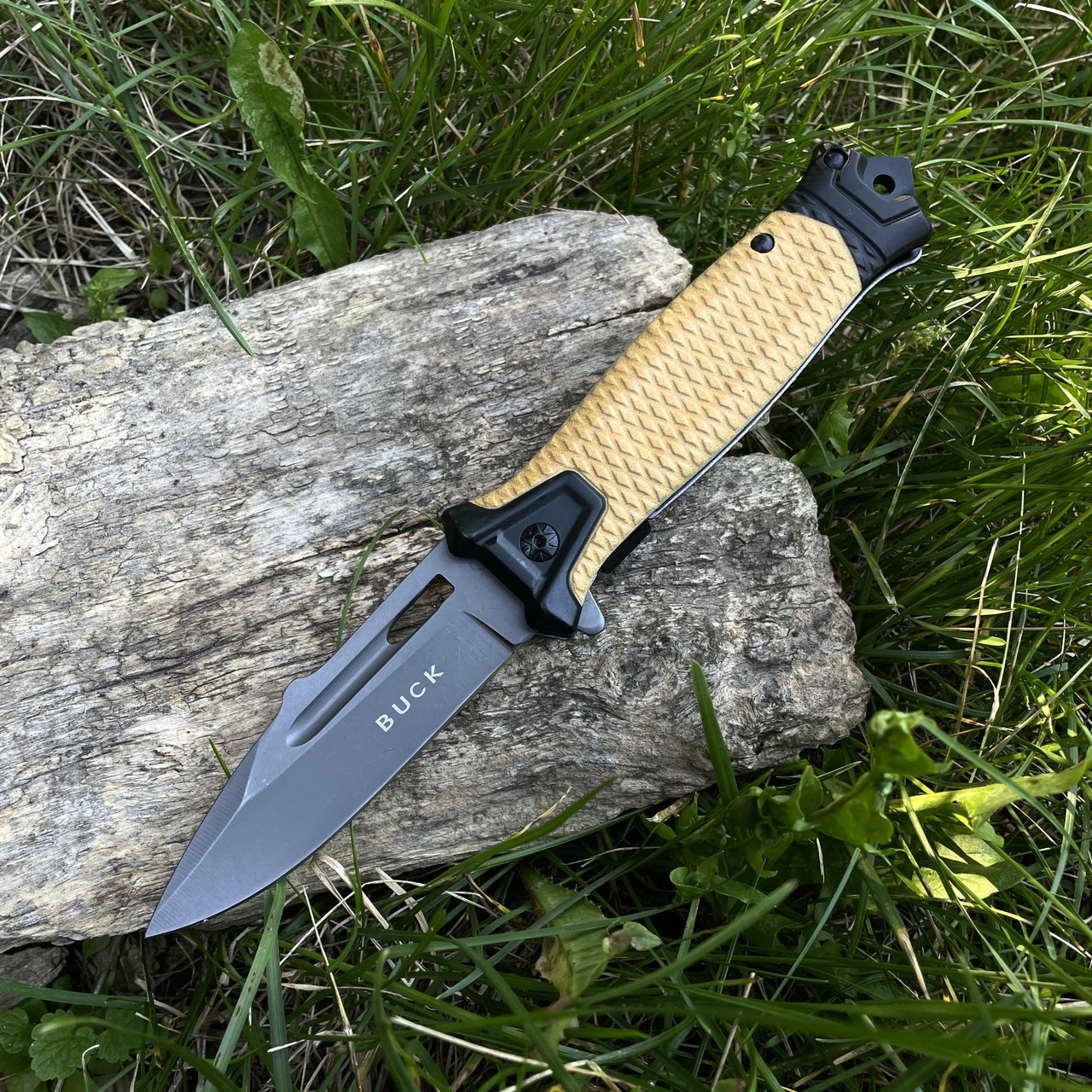 Ніж складний buck DA148 пісочний, фото 1