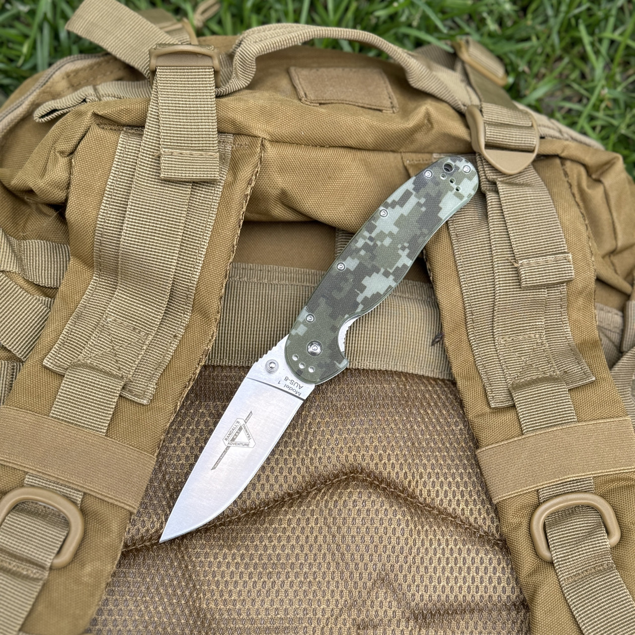 Складний ніж Ніж Ontario RAT 1 Camo, фото 1