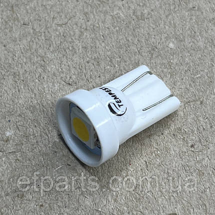 Автолампа LED б/ц габарит і панель приладів (холодний білий), фото 1