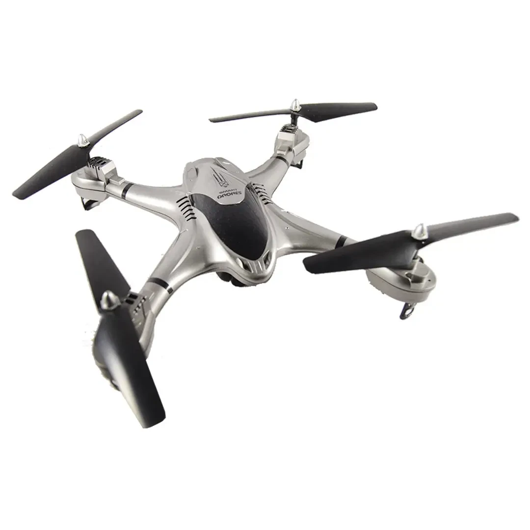 Квадрокоптер Intelligent Drone BF190 з Wi-Fi та HD камерою, на пульті, радіокерований коптер (Сірий)