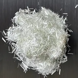 Склофібра для стяжки 6 мм Teknofiber Glass/Текнофабер Глас.Фібра 0,6 кг, фото 1