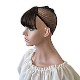 Чубчик накладний темно-коричневий №2 прямий, фото 2