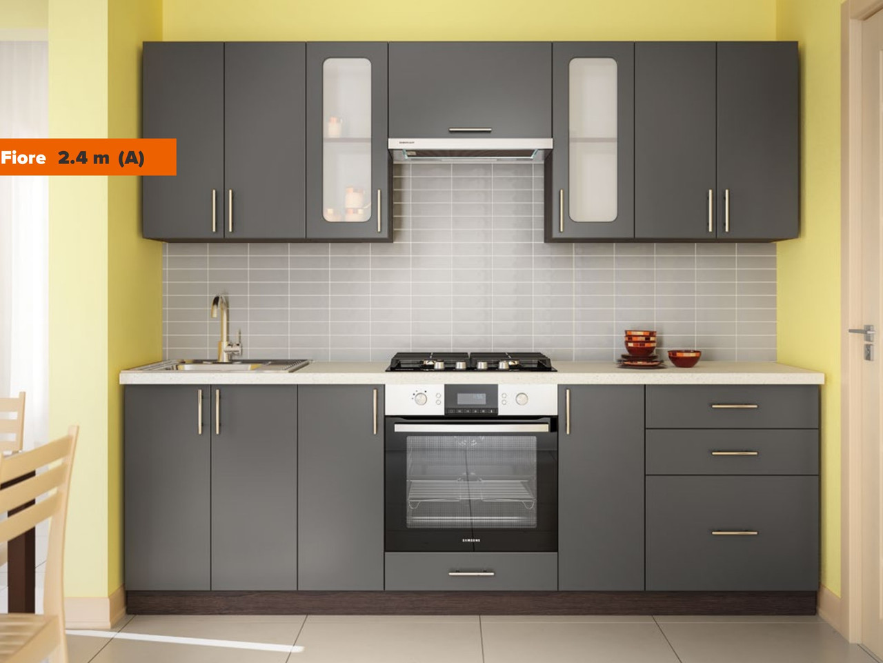 Кухня Фіоре   2.4 м (А) Комплект, фото 1