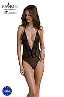 Боди с V образным вырезом и открытой спиной черного цвета Passion Drosera размеры L/XL Talla Shop