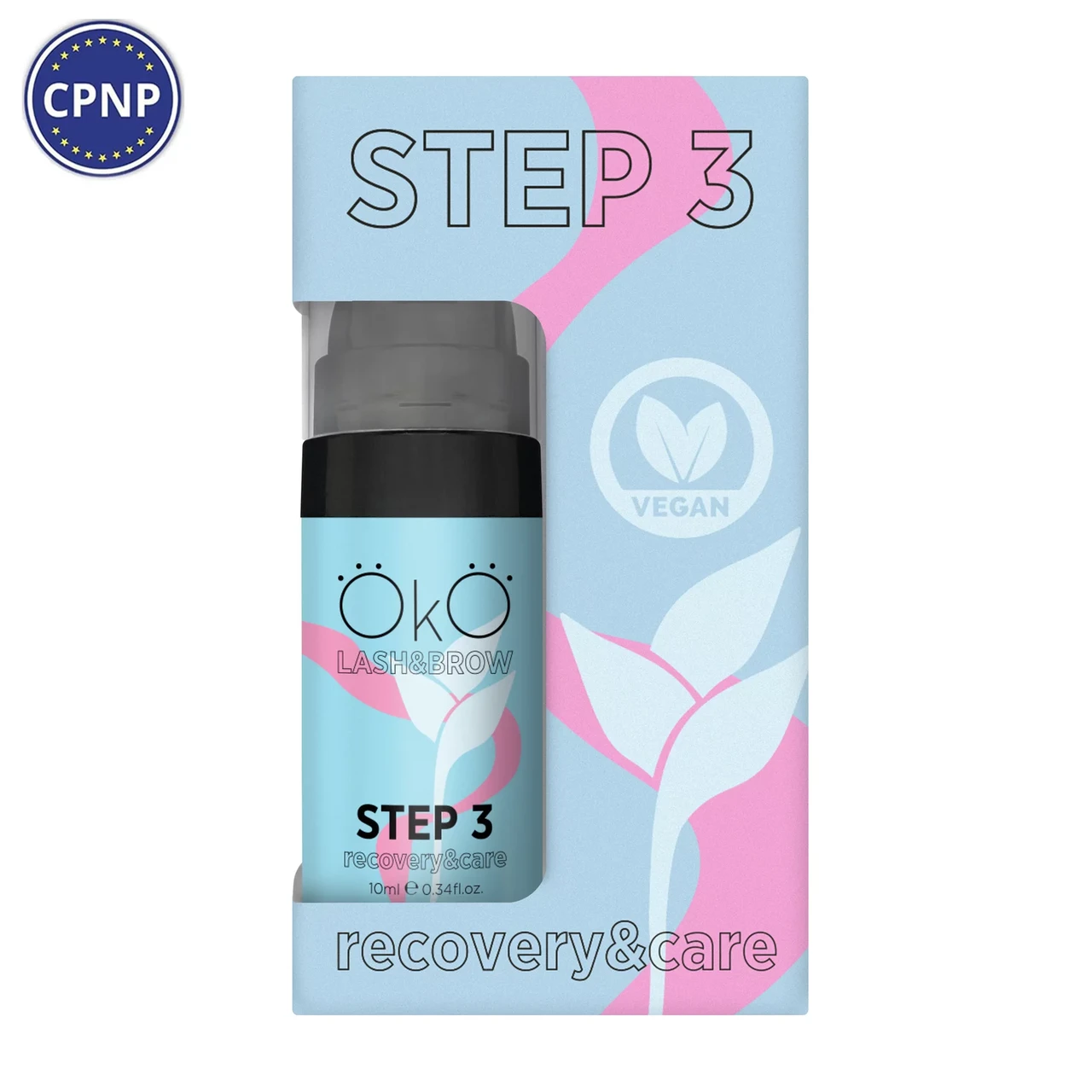 Засіб для ламінування вій та брів OKO STEP 3 CARE&RECOVERY, 10 мл