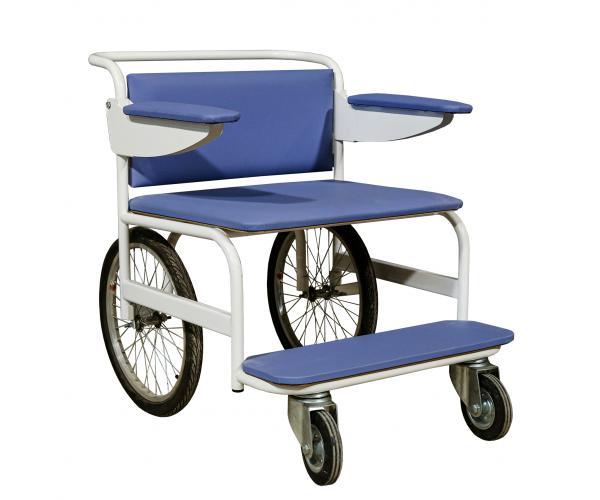 Крісло-каталка для перевезення хворих Заповіт КВК-У Бежевий, голубий, синій (ЕК), Україна, фото 1