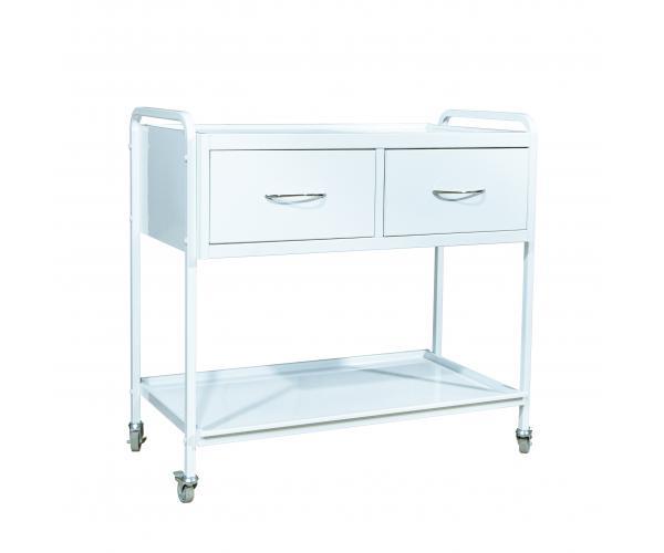 Столик маніпуляційний СМ-3Є (на 2 шухляди) Білий (RAL 9003), Україна, фото 1