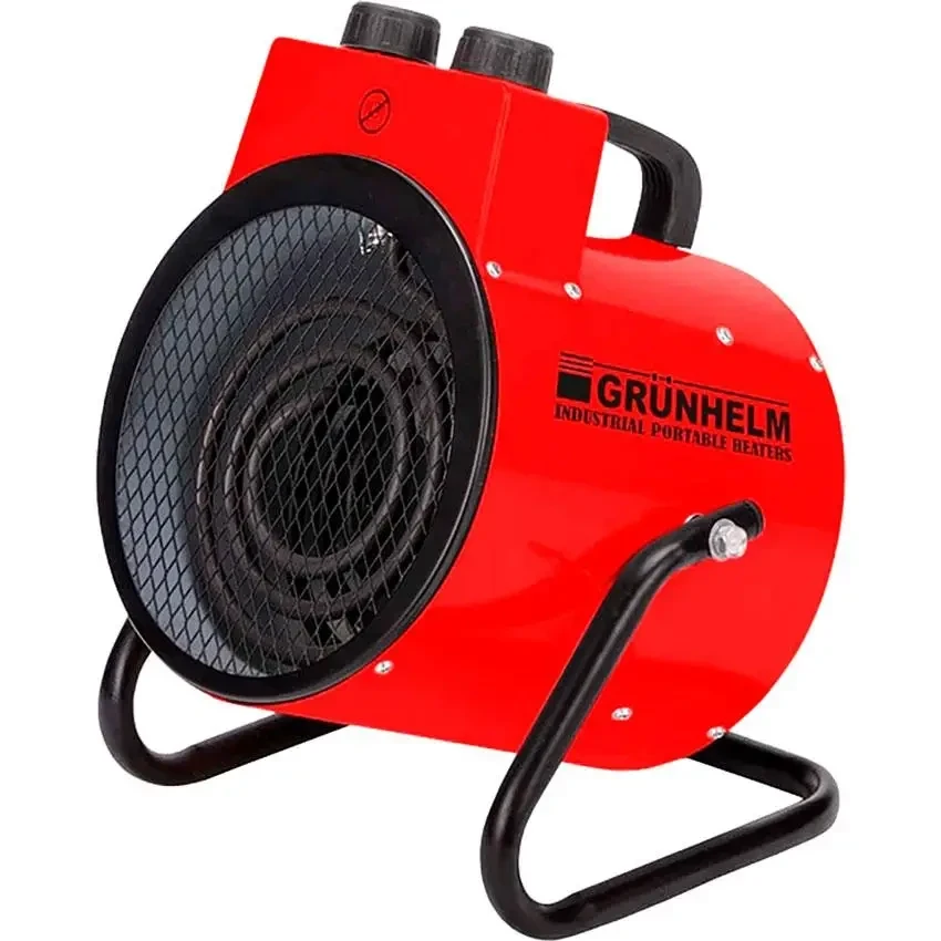 Обогреватель электрический GRUNHELM GPH-3000 3.0 кВт, 220В, 210 м3/час,4,1 кг, фото 1