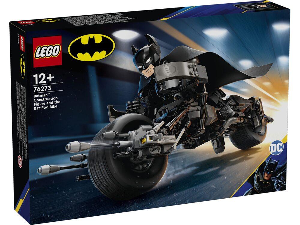 Lego Super Heroes Фігурка Бетмена для складання і бетцикл 76273, фото 1