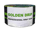 Емітерна крапельна стрічка GOLDEN DRIP 8 mil крок 30 см для вирощування рослин бухта 2000 м, фото 3