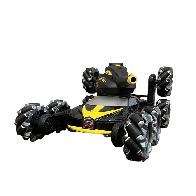 Танк всюдихід на радіокеруванні з пультом та стріляє орбізами 667-9A Чорно-жовтий, фото 1