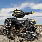 Танк всюдихід на радіокеруванні з пультом та стріляє орбізами 667-9A Чорно-жовтий, фото 6