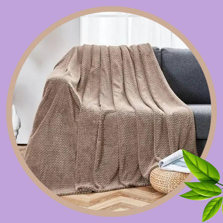 Флісові пледи, покривала