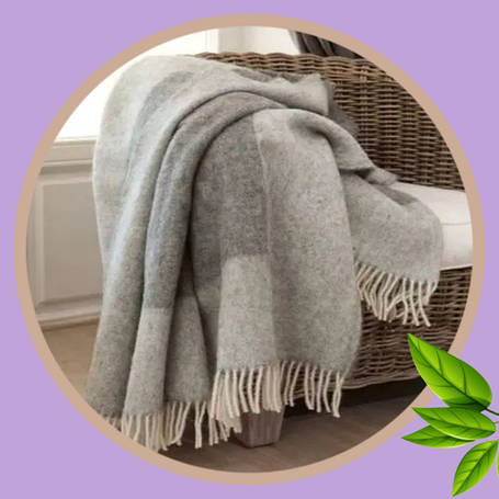 Вовняні пледи, покривала