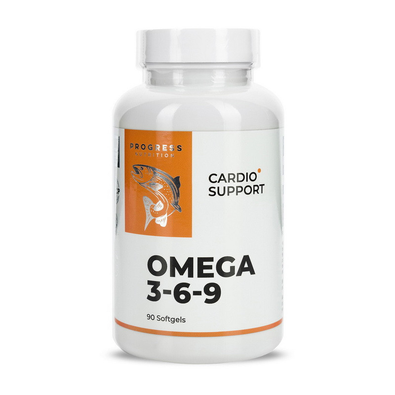 Progress Nutrition Omega 3-6-9 Cardio Support 90 sgels
