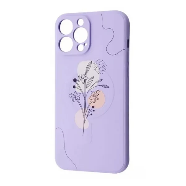 Чохол-накладка WAVE Minimal Art Case для iPhone 13 Pro Max Light Purple, фото 1