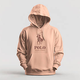 Худі утеплене унісекс Stedman з принтом POLO  XS бежеве