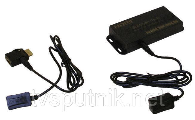 Splitter HDMI HDSP 1x2 + IR extender, фото 2