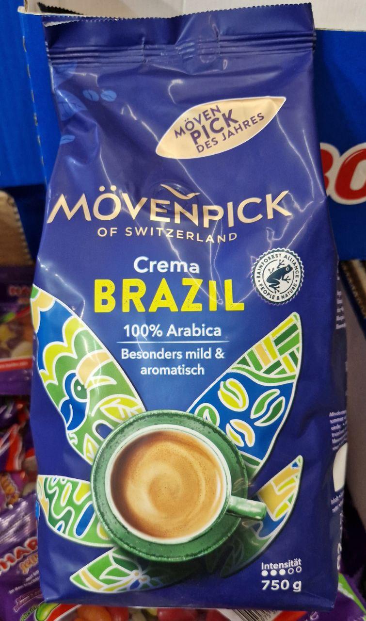 Кава зерно Movenpick Crema Brazil 750 г.